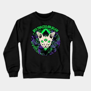 Open Your Eyes & Believe Graphic Crewneck Sweatshirt